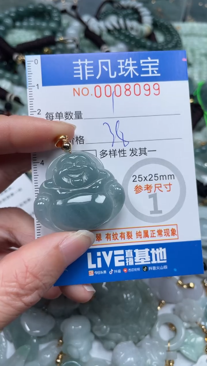 【闪购商品】翡翠颈饰未镶嵌00..8099