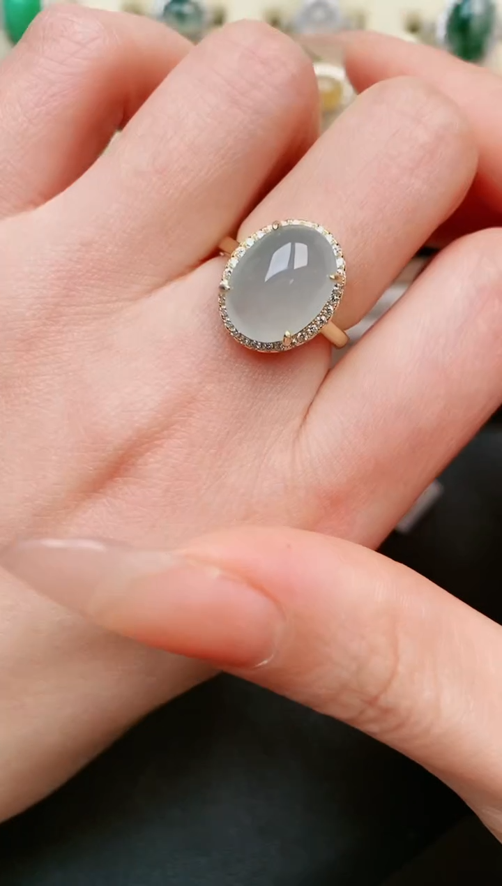 【闪购商品】翡翠戒指银S925镶嵌....