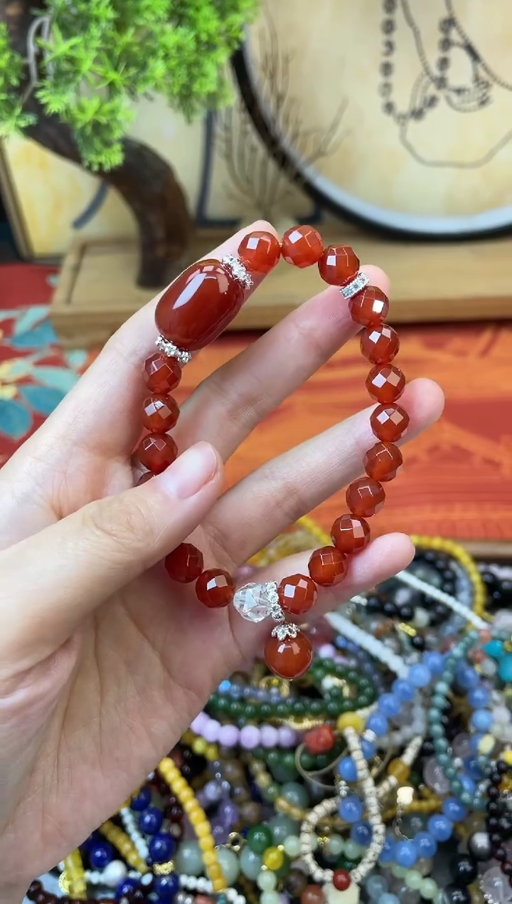 【闪购商品】玛瑙手饰未镶嵌101手串