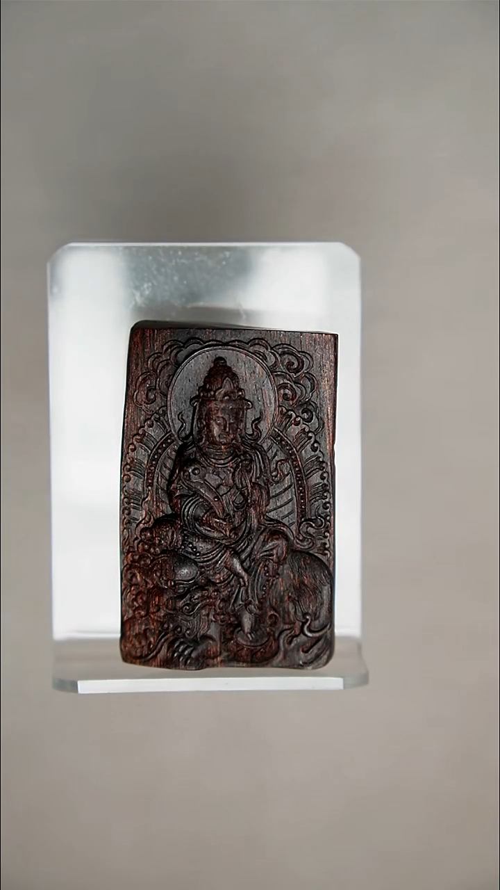 沉香吊坠17g正区达拉干老料文殊