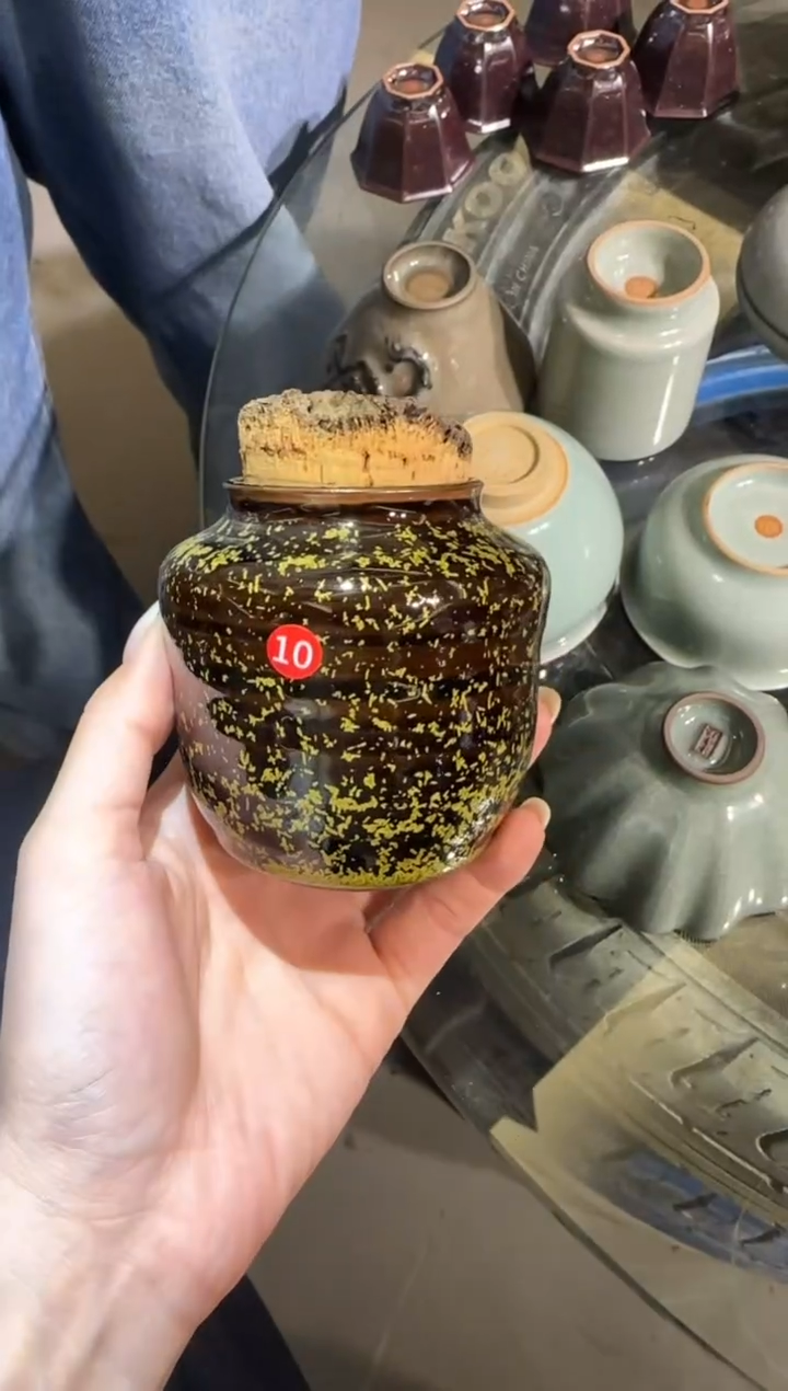 瓷K*G李卡扬 旷野星石 茶叶罐10