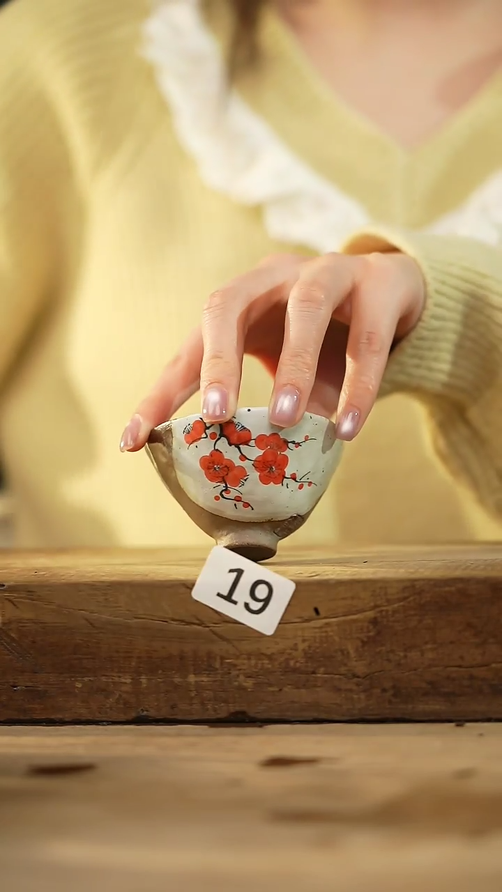 【闪购商品】瓷片设计师手作款 小扁手绘系列