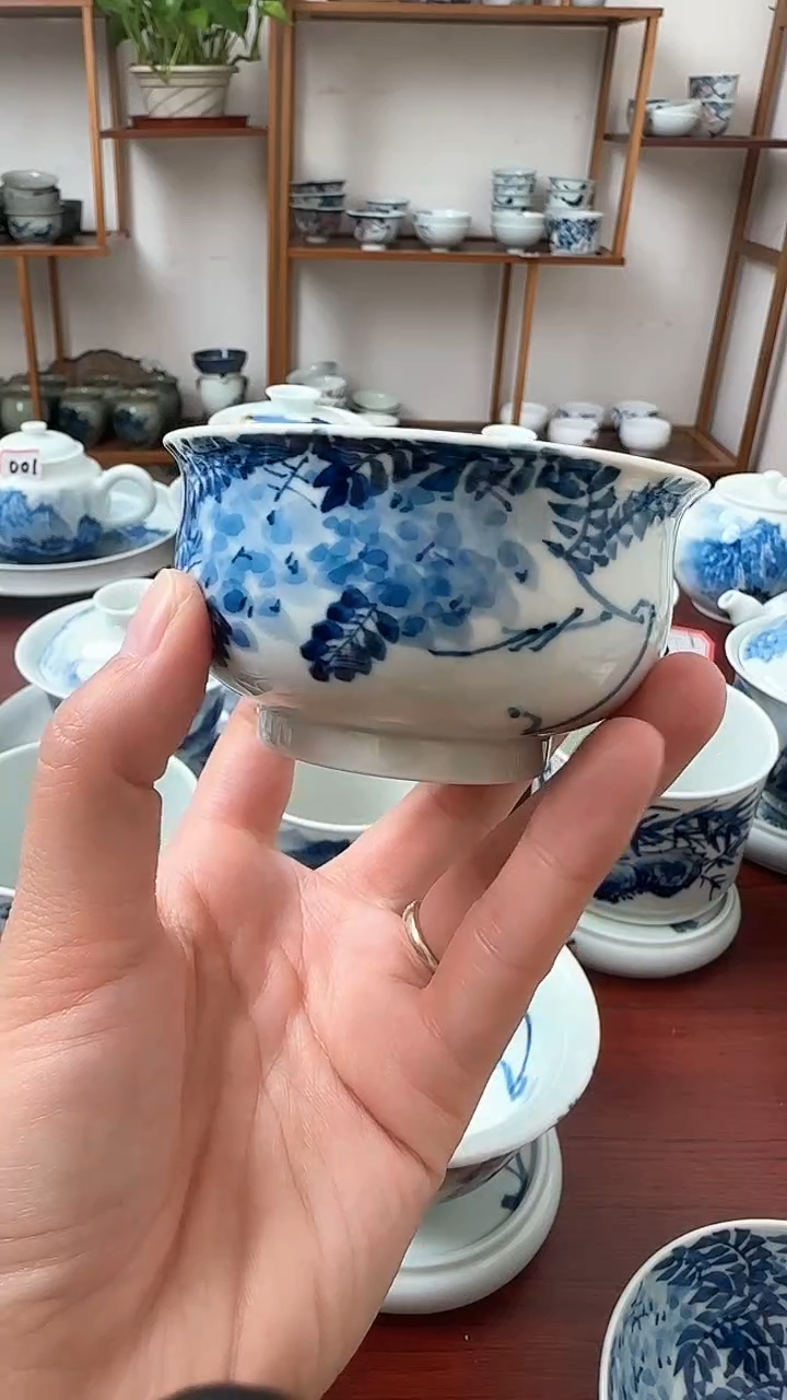 【闪购商品】手工手绘儒士杯紫气东来