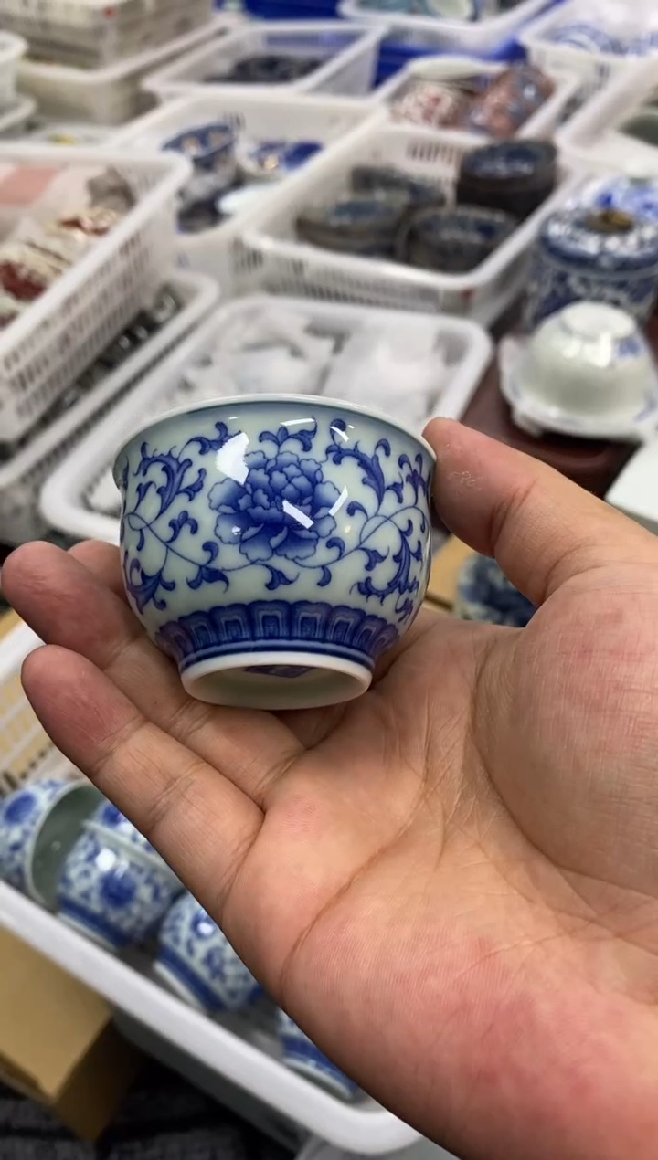 陶瓷景德陶瓷茶具容量约55