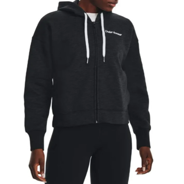 UA安德玛卫衣女款时尚系列舒适加绒百搭常规针织运动服1374106-