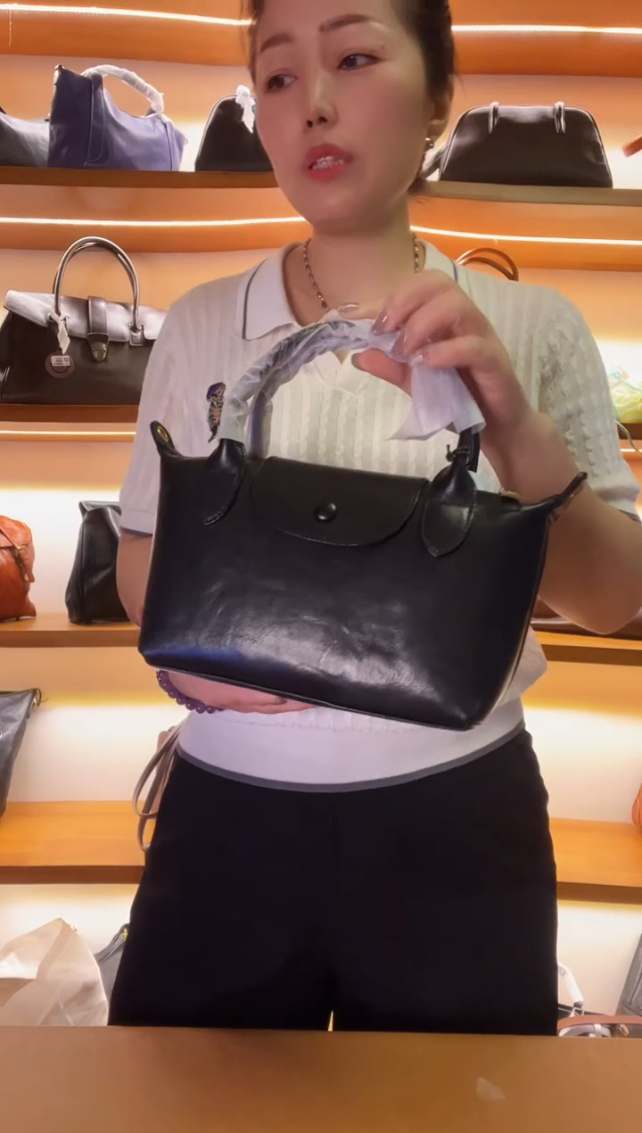 黄牛剖层皮革  高端订制时尚百搭女士手提斜跨包