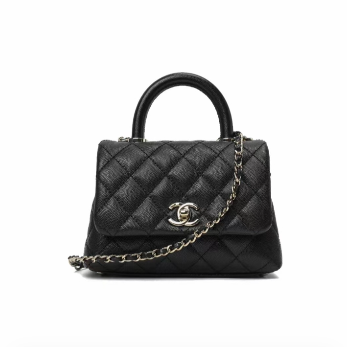 99新 Chanel/香奈儿 cocohandle黑金mini
