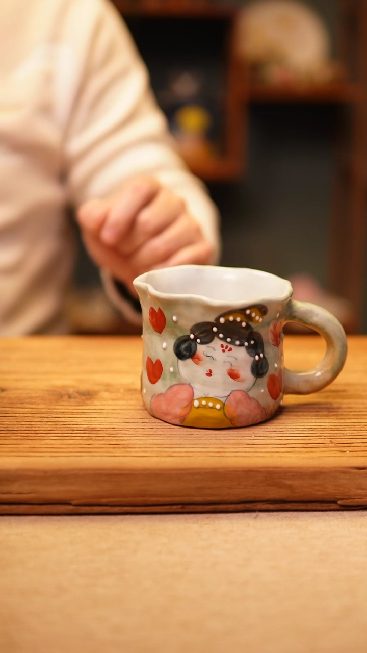 【闪购商品】@@陶园瓷舍@@纯手工手绘@高温釉下彩