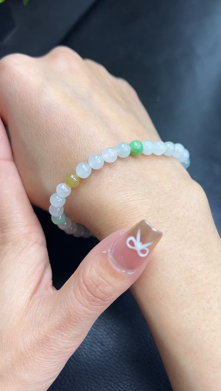 【闪购商品】翡翠手串未镶嵌YM627 多宝手串