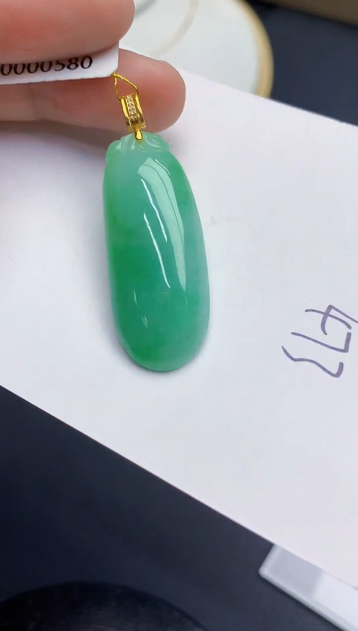 【闪购商品】翡翠颈饰18K金镶嵌000000000