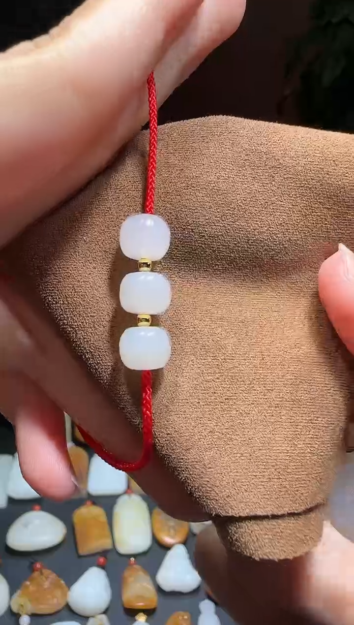 【闪购商品】和田玉手绳未镶嵌转运珠