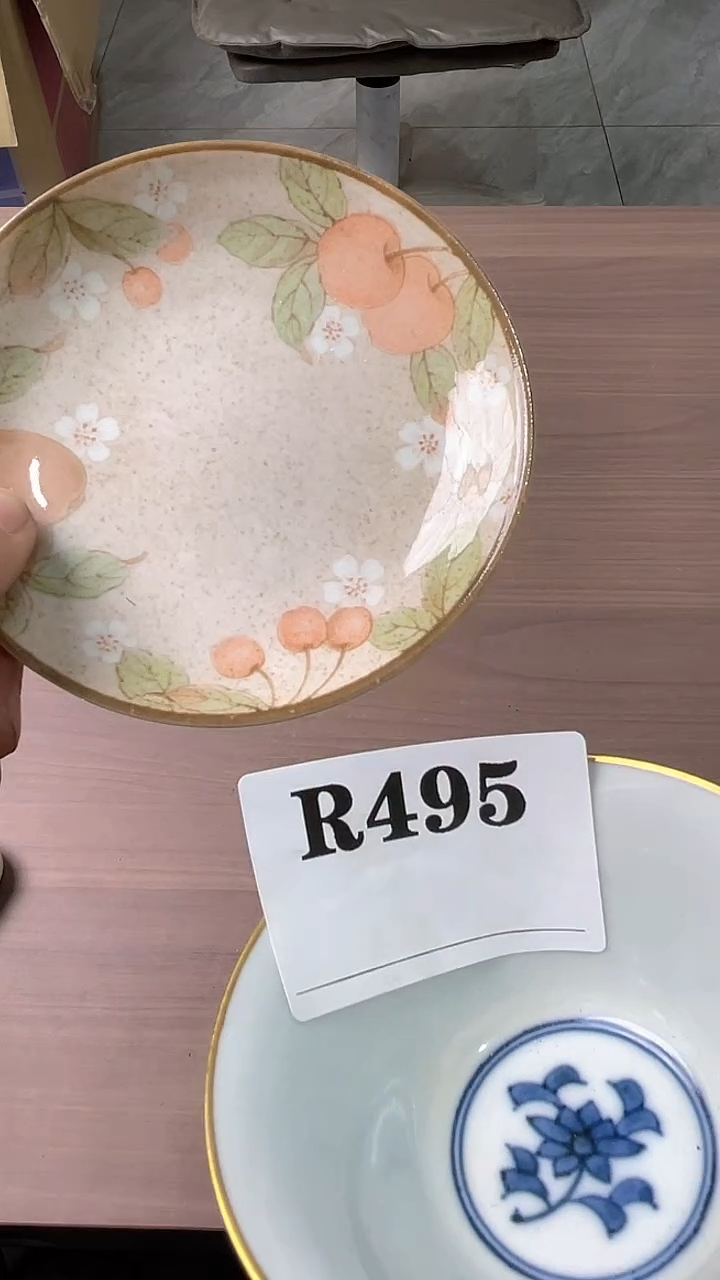 瓷片拿****啡默认微瑕回流古瓷495