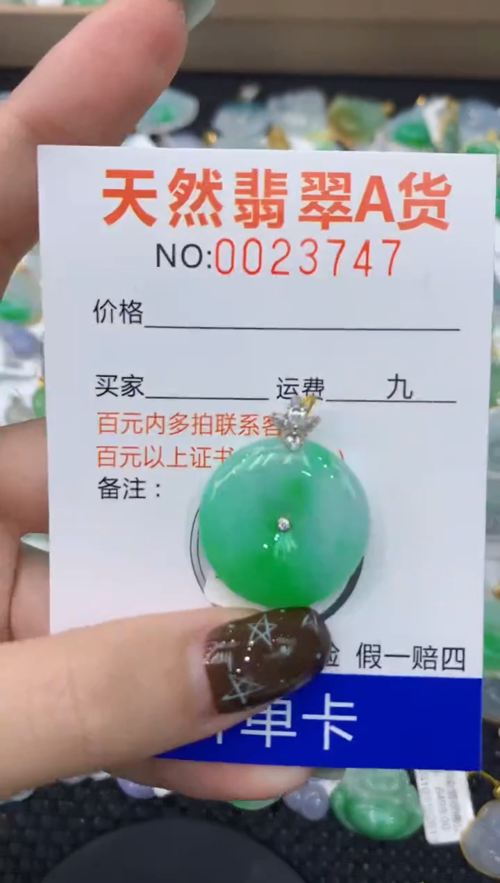 【闪购商品】翡翠颈饰18K金镶嵌1111111111