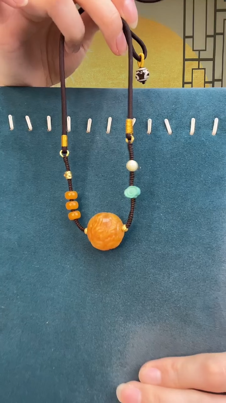 裸石琥珀未镶嵌天然蜜蜡A2613