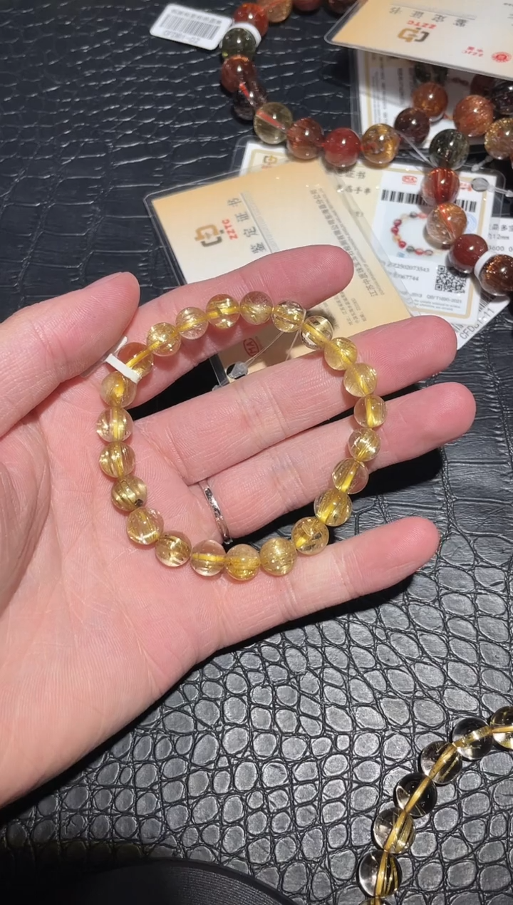 【闪购商品】水晶手链未镶嵌单圈发晶A18