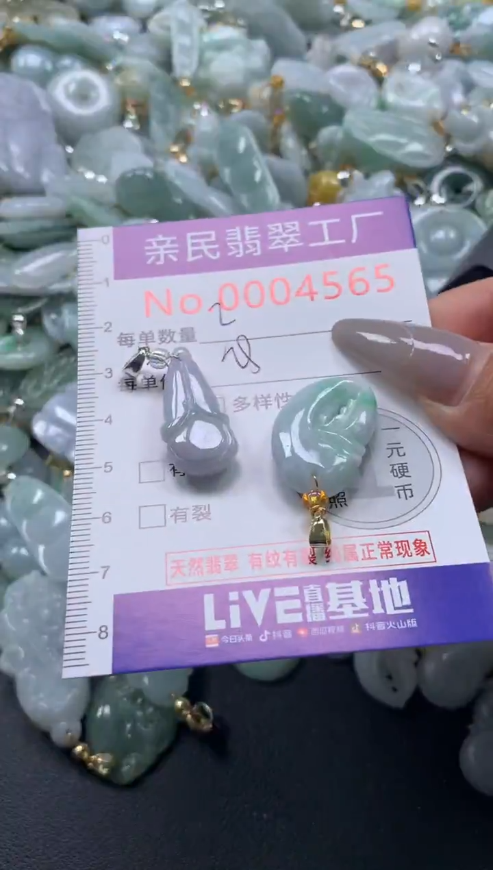 颈饰未镶嵌翡翠4565