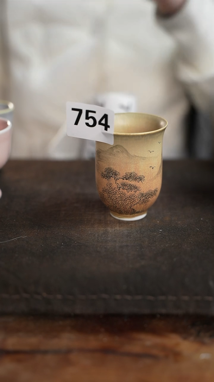 【闪购商品】杯754等烟雨陶瓷手作主人杯