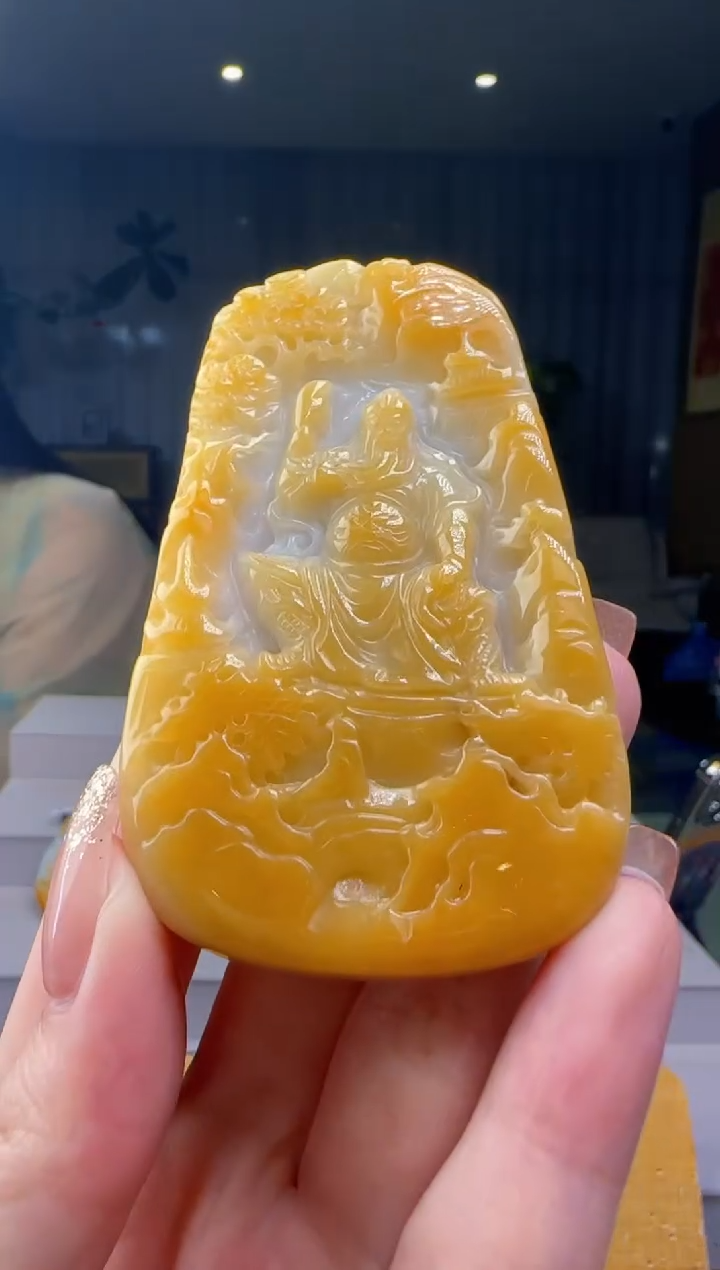 翡翠未镶嵌吊坠(不含链)CC@@60B7J17896