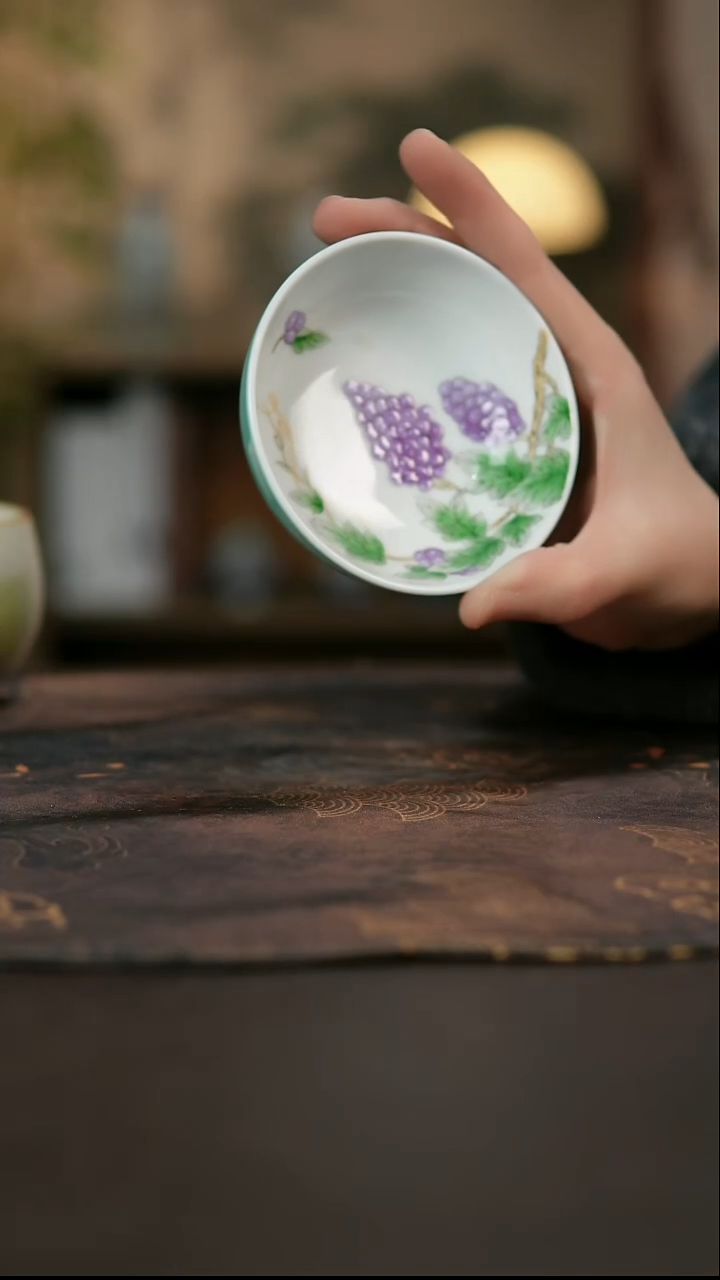 景德镇陶瓷杯碗柴烧多人
