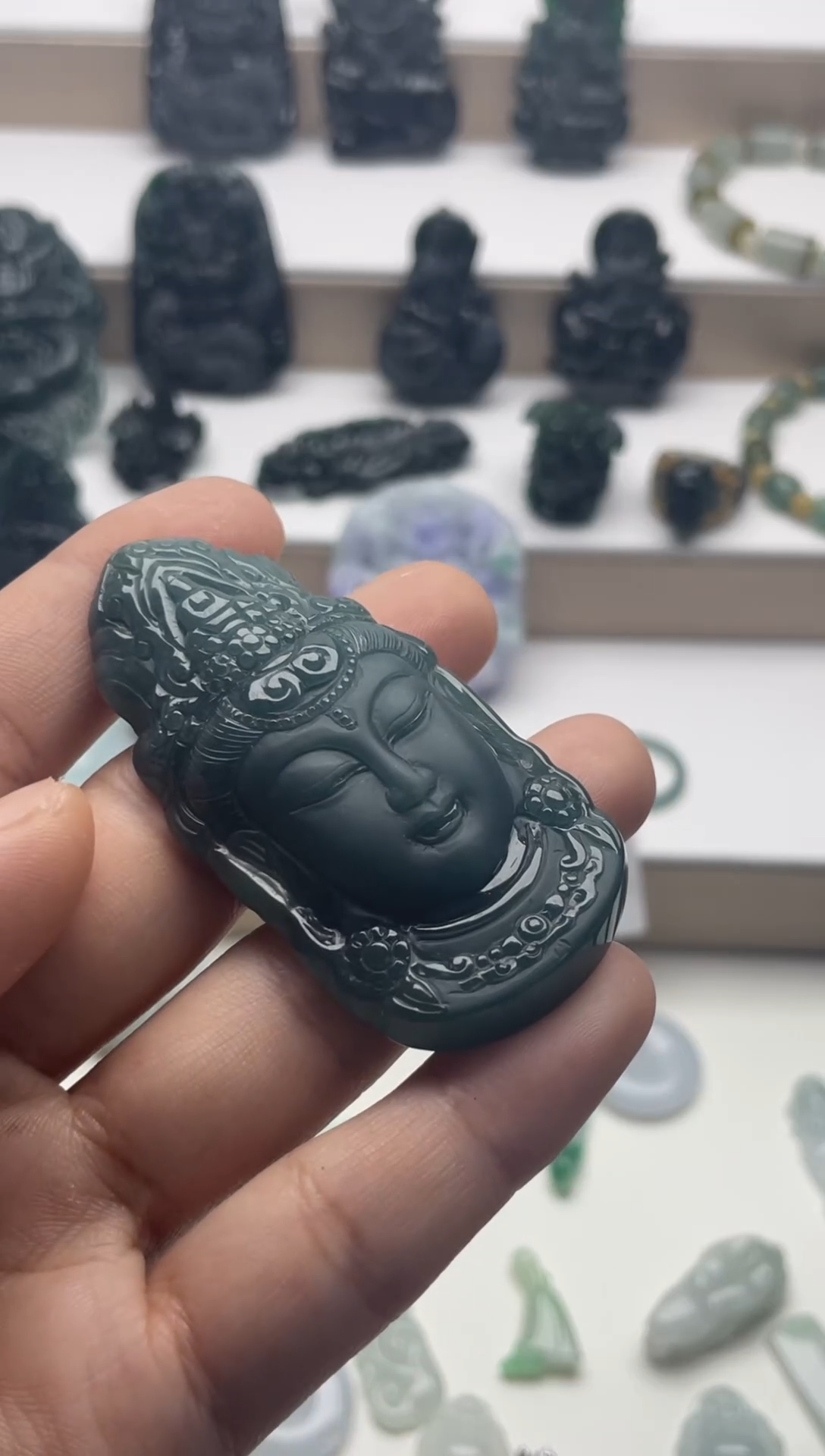 颈饰未镶嵌翡翠纯天然翡翠A货18