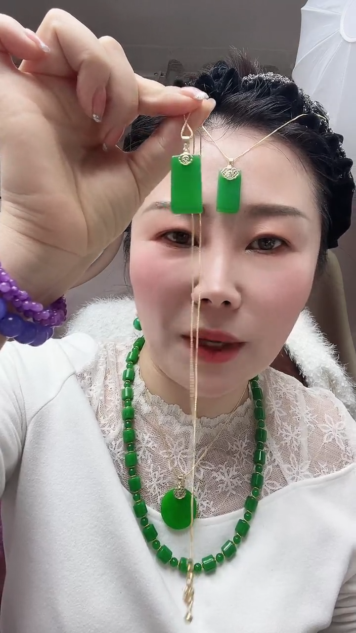 【闪购商品】翡翠颈饰14K金镶嵌083号