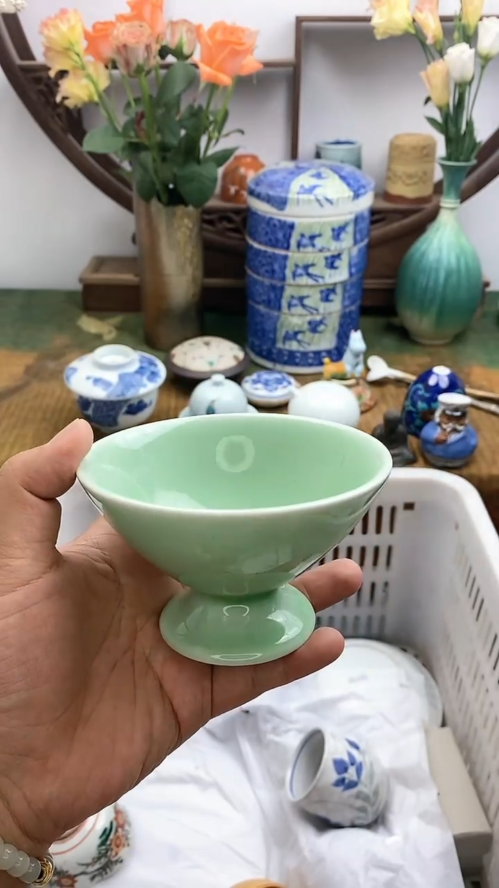 瓷片阳****马回流瓷器 默认微瑕 28包邮