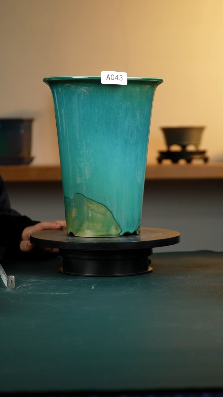 派*043微瑕窑变花盆福利不退不换24.5/19/16 