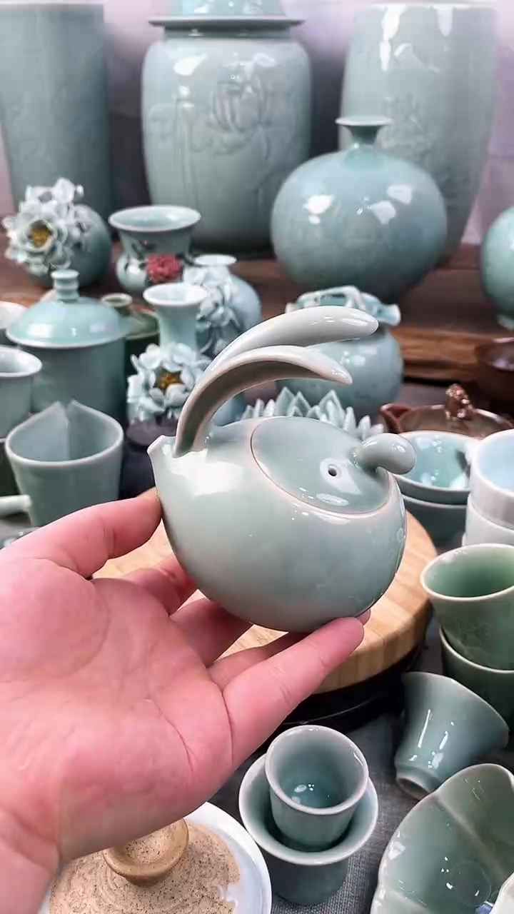 【闪购商品】特价 微瑕 慧仙青瓷