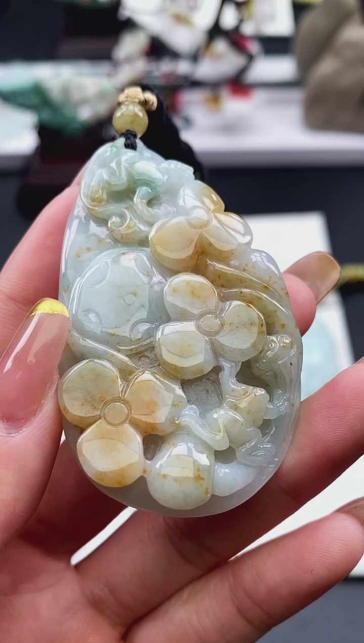 【闪购商品】翡翠颈饰未镶嵌天然缅甸A货翡翠