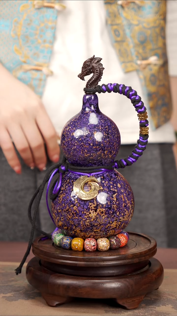 【闪购商品】129易林高端工艺大漆酒葫芦--458