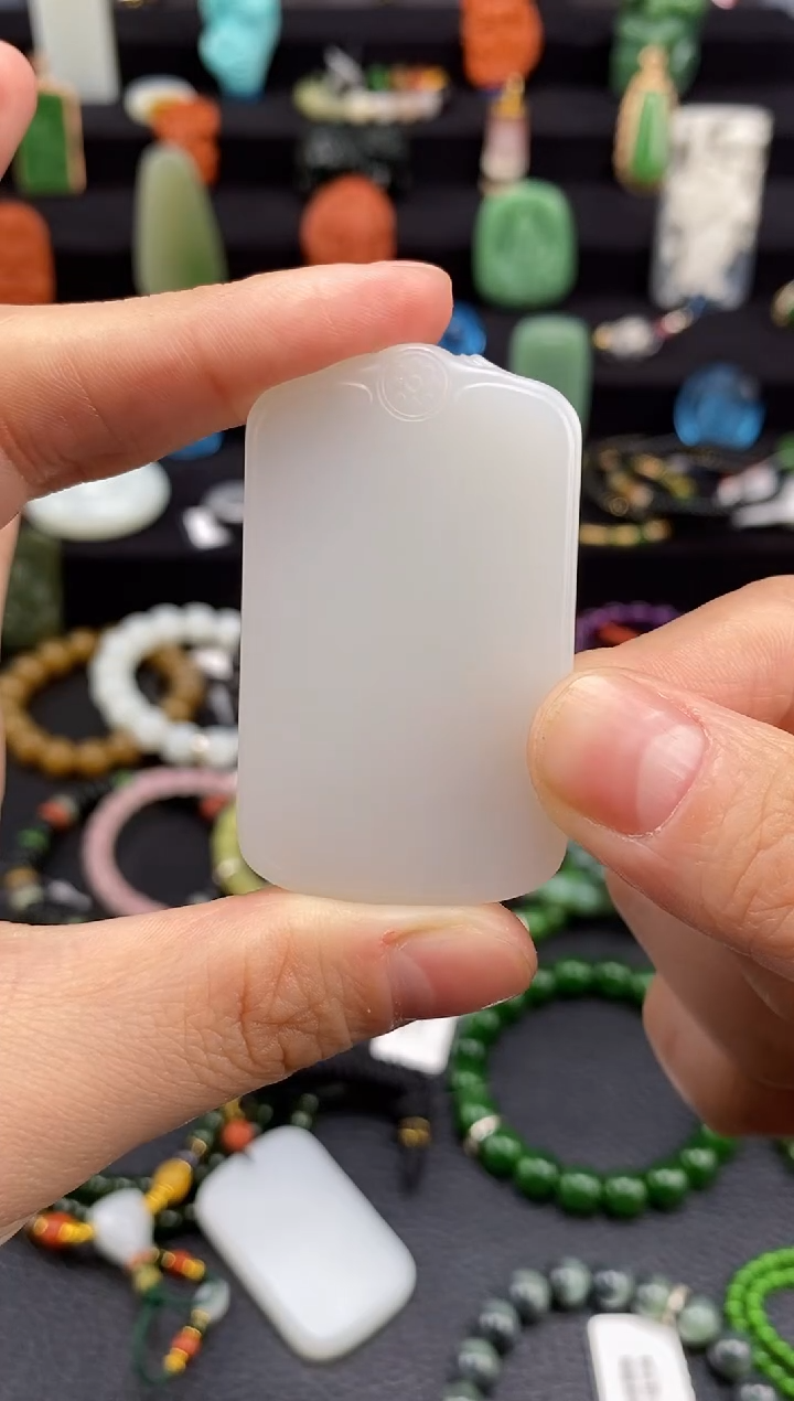 【闪购商品】和田玉-未镶嵌无事牌