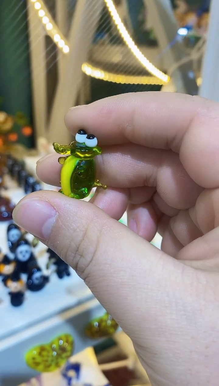 【闪购商品】琉璃手工艺品小鳄鱼