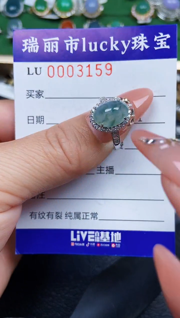 【闪购商品】翡翠颈饰银S925镶嵌3159