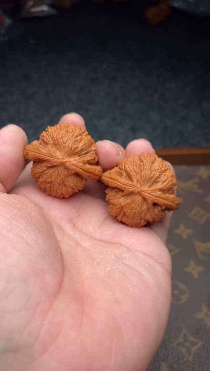 把件文玩核桃 B 306 号  41 尺白狮子