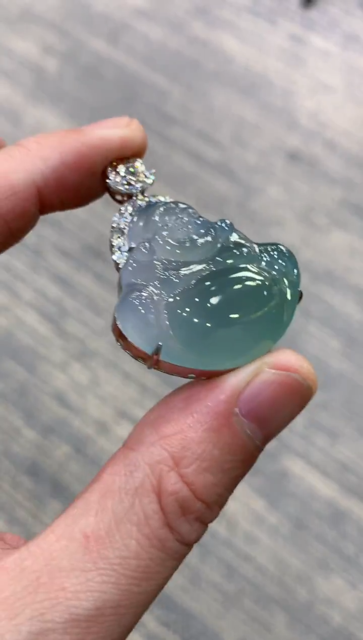 颈饰未镶嵌翡翠天然A货翡翠