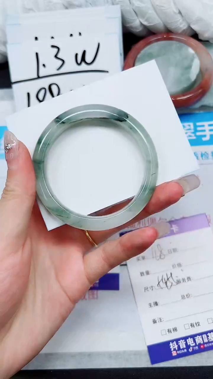 【闪购商品】石英质玉手镯未镶嵌S118-54/55