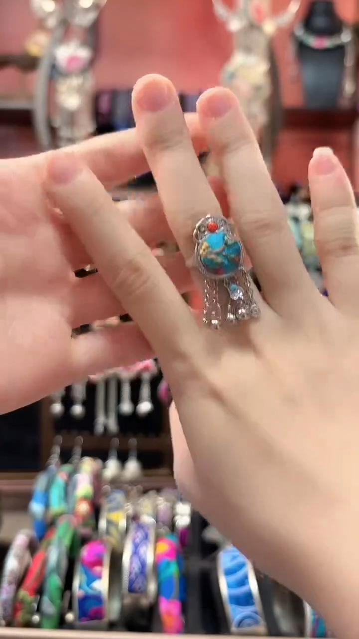 织绣 云织谣民族风精美饰品   458