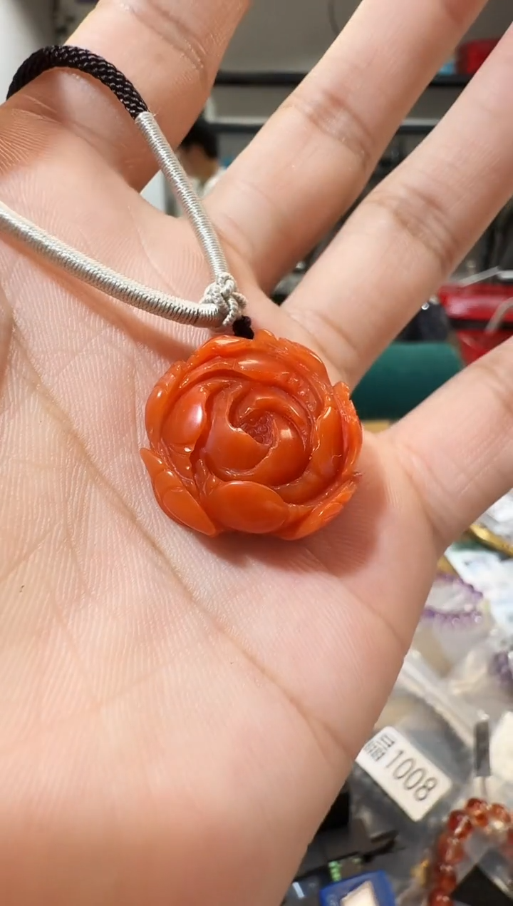 吊坠(赠链)未镶嵌南红玛瑙锦**年晶1539