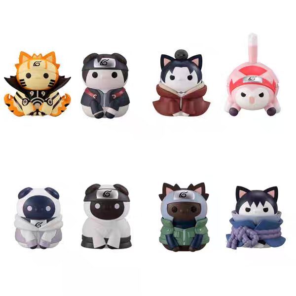 火影忍者四战猫咪手办忍喵代拆