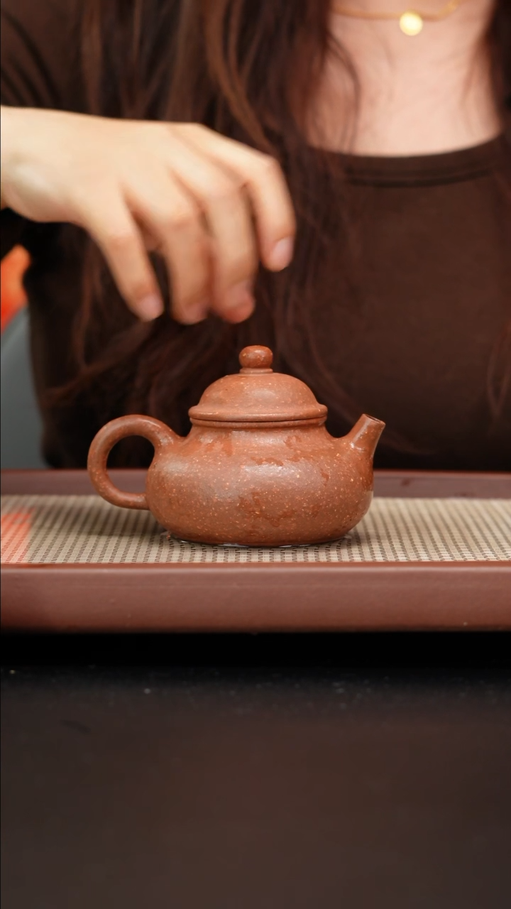 【闪购商品】紫砂茶壶降坡8目粗砂容天