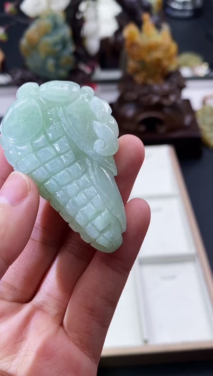 颈饰未镶嵌翡翠天然缅甸A货翡翠