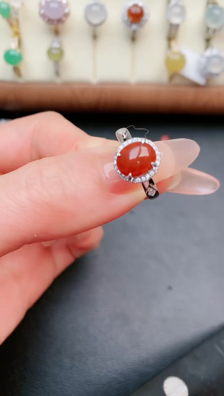 【闪购商品】翡翠戒指银S925镶嵌.....