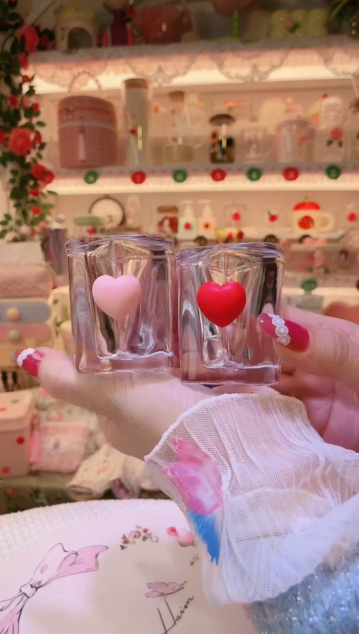 爱心酒杯2个——手工制作品质好！