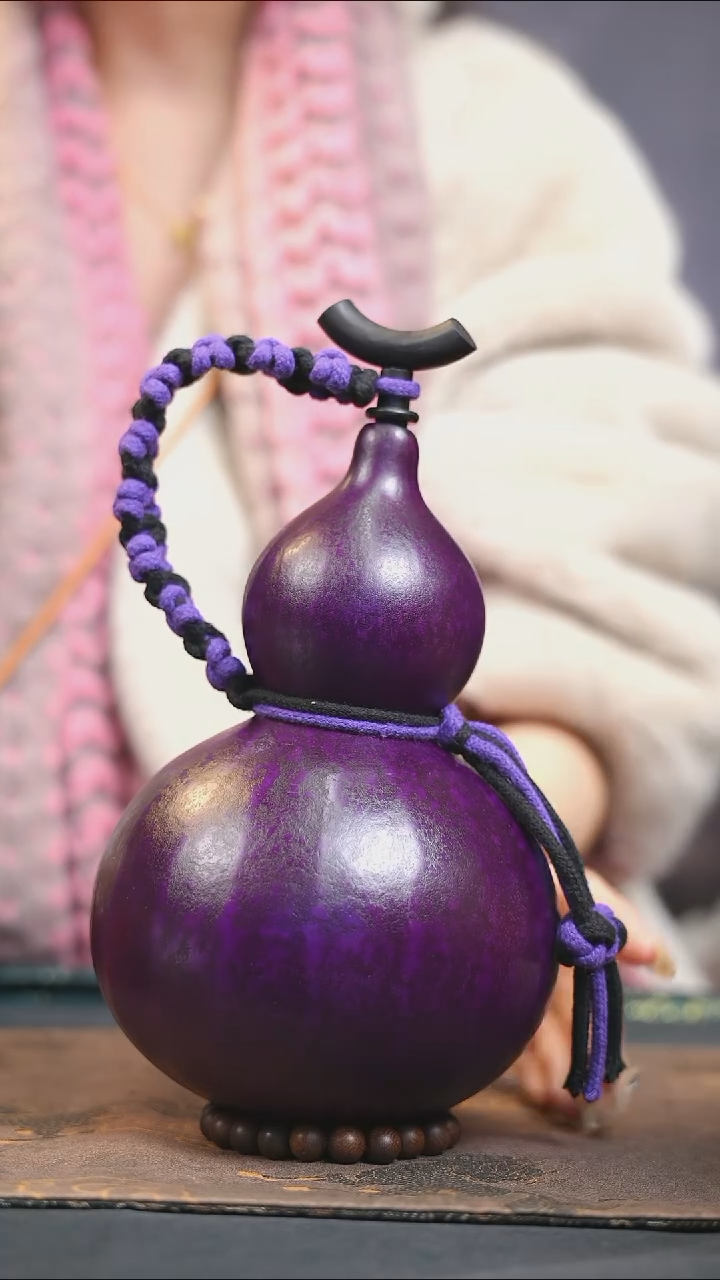 【闪购商品】XS350大漆酒葫芦不包手串及旋转底座