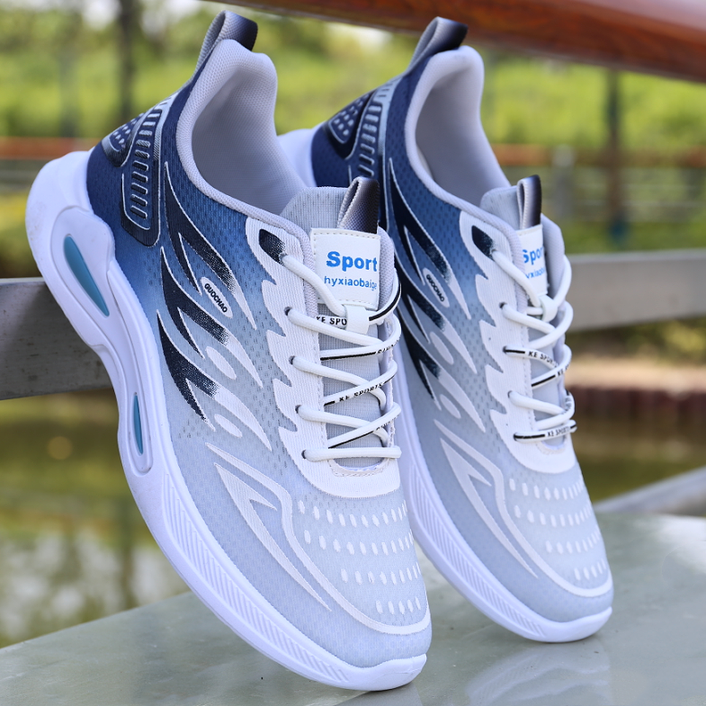 男鞋秋冬季男士运动鞋新款轻便舒适跑步鞋休闲鞋子工作鞋