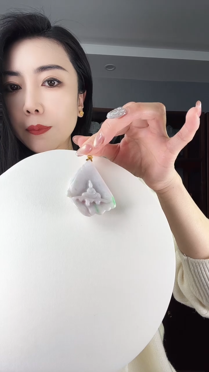 【闪购商品】翡翠颈饰未镶嵌无相观音