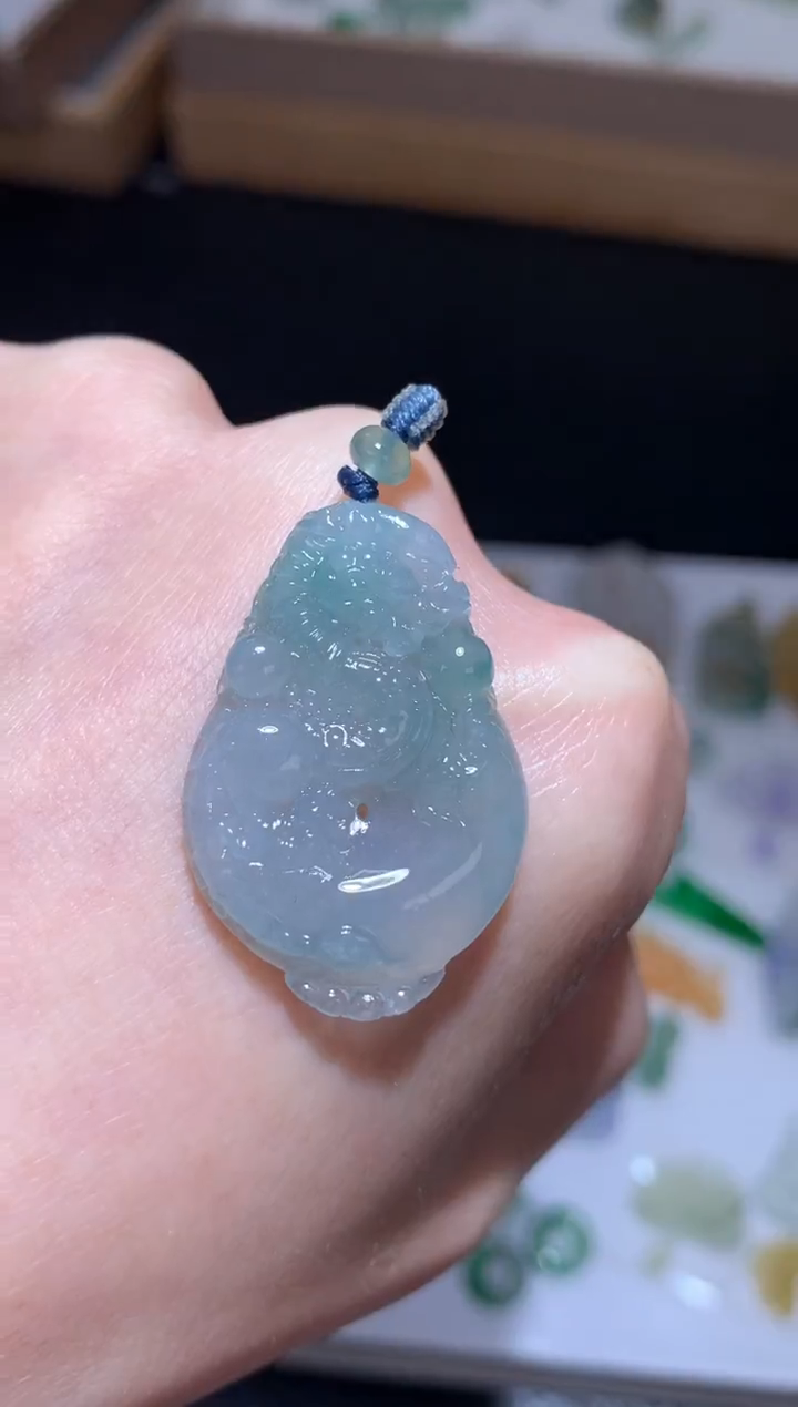 未镶嵌定制翡翠仿古龙扣