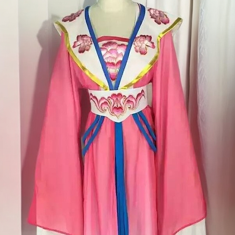 新品戏曲小旦花旦服装黄梅戏小姐戏服越剧宫女小旦丫鬟服装