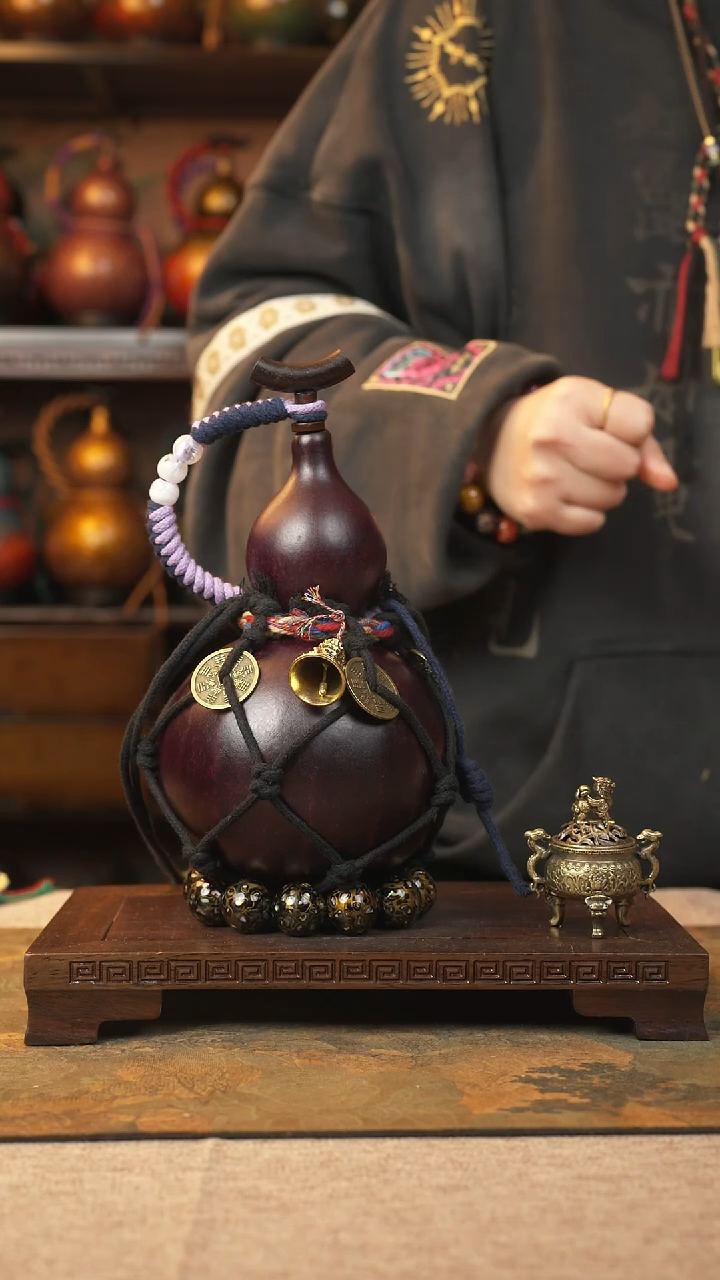 【闪购商品】252大漆葫芦一物一拍记葫堂出品