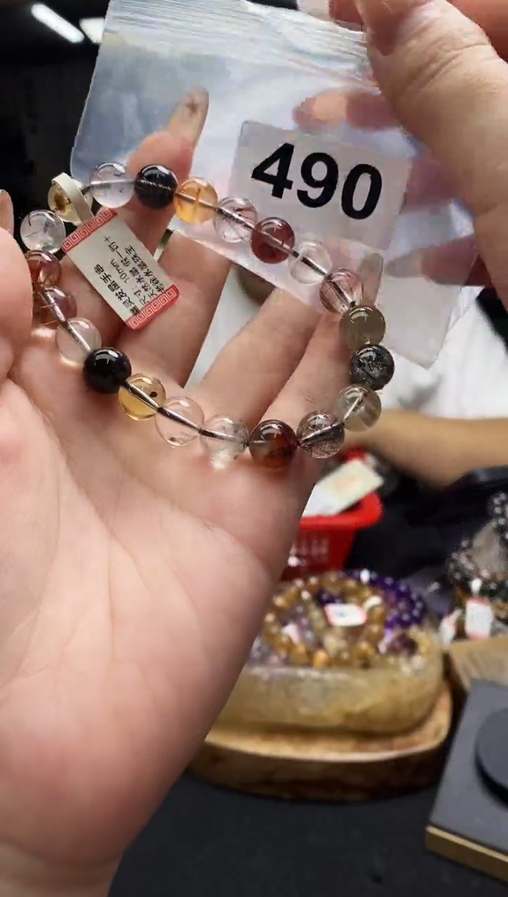 水晶手串未镶嵌手串490